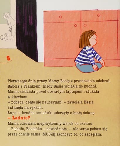 Tapa de Basia i Mama w pracy