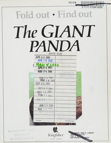Tapa de The giant panda