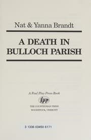 Tapa de A death in Bulloch Parish
