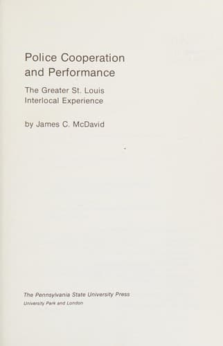 Tapa de Police cooperation and performance