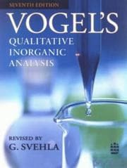 Tapa de Vogel's Qualitative Inorganic Analysis
