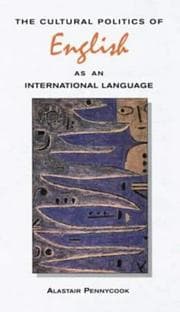 Tapa de The cultural politics of English as an international language