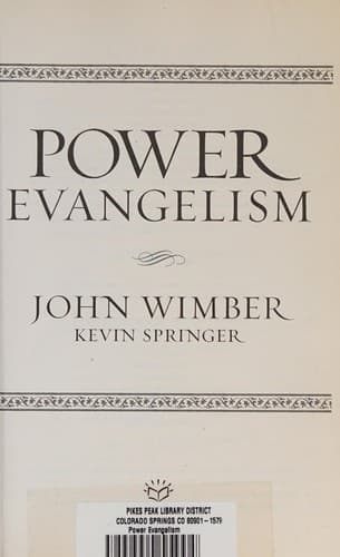 Tapa de Power evangelism