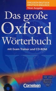 Tapa de Grosse Oxford Worterbuch