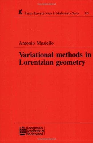 Tapa de Variational methods in Lorentzian geometry