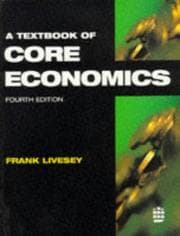 Tapa de A textbook of core economics