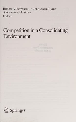 Tapa de Competition in a consolidating environment