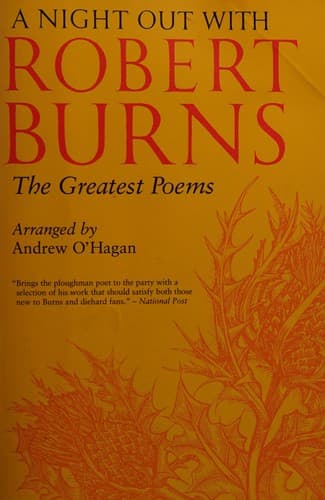 Tapa de A night out with Robert Burns