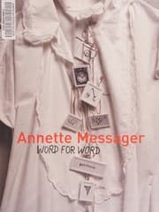 Tapa de Annette Messager, word for word