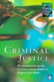 Tapa de Criminal justice