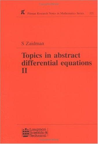 Tapa de Topics in Abstract Differential Equations II