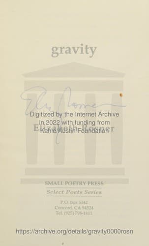 Tapa de Gravity
