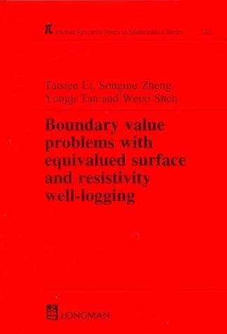 Tapa de Boundary valve problems with equivalued surface and resistivity well-logging