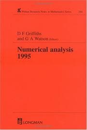 Tapa de Numerical analysis 1995