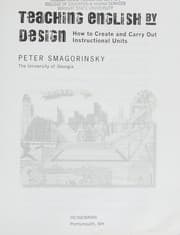 Tapa de Teaching English by design