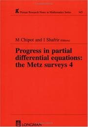 Tapa de Progress in Partial Differential Equations Vol. 345