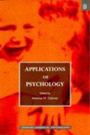 Tapa de Applications of Psychology