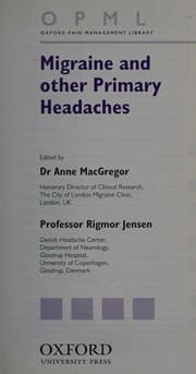 Tapa de Migraine and other primary headaches