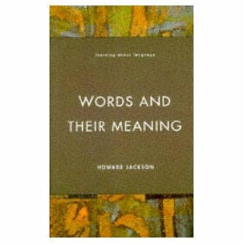 Tapa de Words and their meaning