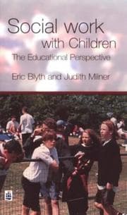 Tapa de Social work with children