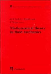 Tapa de Mathematical Theory in Fluid Mechanics