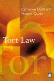 Tapa de Tort Law