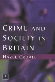 Tapa de Crime and society in Britain