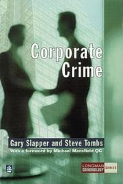 Tapa de Corporate Crime (Longman Criminology)