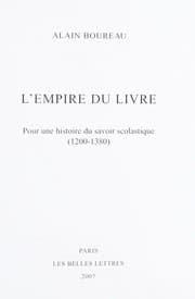 Tapa de L' empire du livre