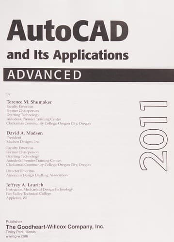 Tapa de AutoCAD and its applications