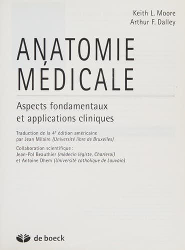 Tapa de Anatomie médicale