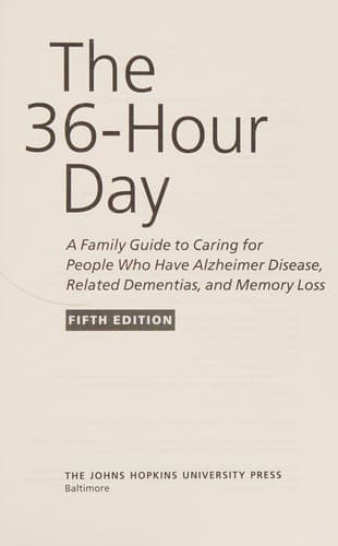 Tapa de The 36-hour day