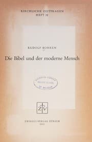 Tapa de Die Bibel und der moderne Mensch