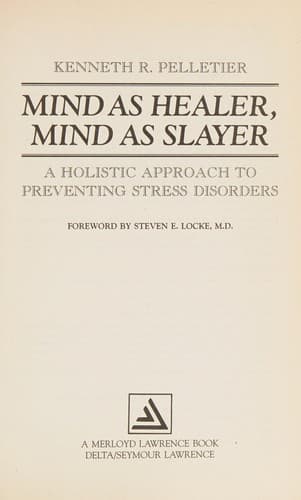 Tapa de Mind as healer, mind as slayer