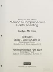 Tapa de Instructor's guide for Pearson's comprehensive dental assisting