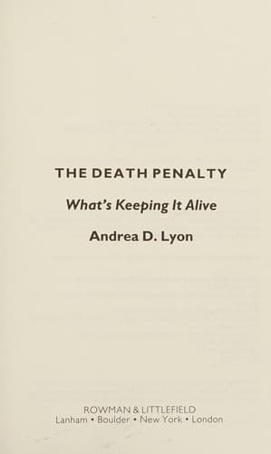 Tapa de Death Penalty