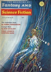 Tapa de The Magazine of Fantasy and Science Fiction, December 1968 (Volume 35, No. 6)
