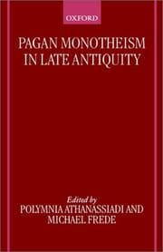 Tapa de Pagan monotheism in late antiquity