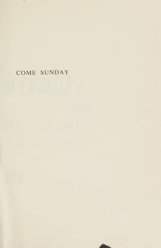 Tapa de Come Sunday
