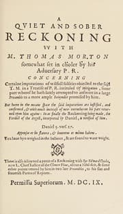 Tapa de A quiet and sober reckoning with M. Thomas Morton