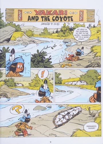 Tapa de Yakari and the Coyote