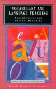Tapa de Vocabulary and language teaching