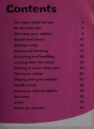 Tapa de Know Your Pet Rabbits (Know Your Pet)