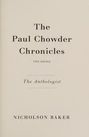 Tapa de Paul Chowder Chronicles