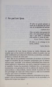 Tapa de Ideología y ficción en la obra de Luis Spota