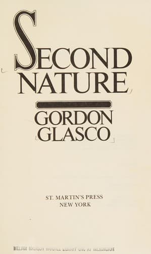 Tapa de Second nature