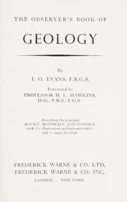 Tapa de The observer's book of geology