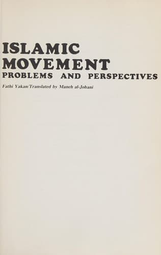 Tapa de Islamic movement
