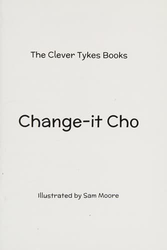 Tapa de Change-it Cho