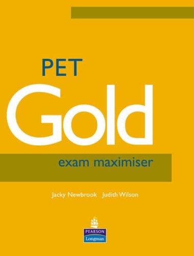 Tapa de Pet Gold Exam Maximiser